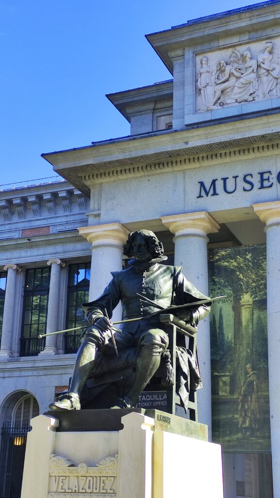 The Puerta de Velázquez, the main entrance of the Prado Museum in Madrid.